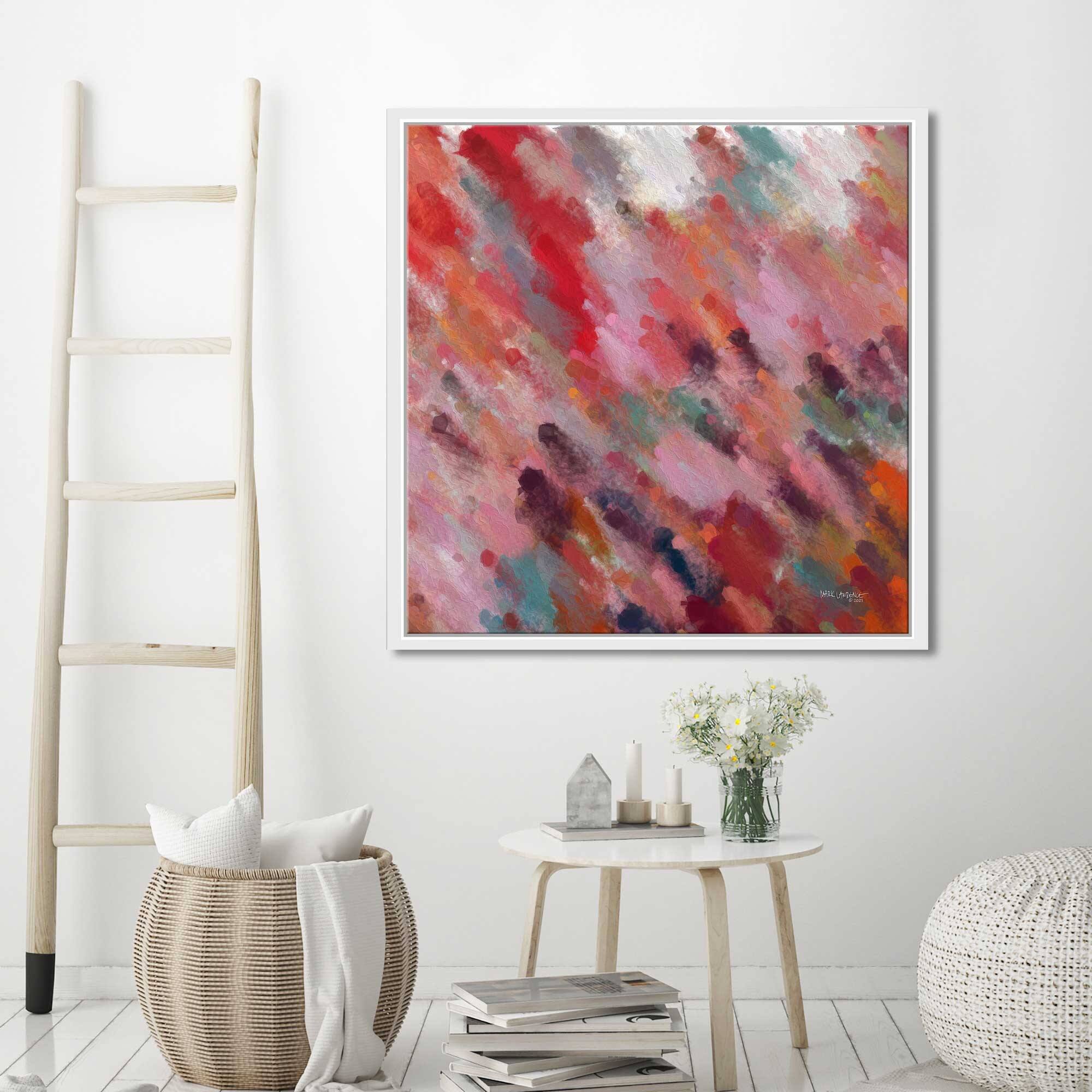 "Psalm 119 64 Jesus Is Speaking" Print on Floating Canvas Bed Bath